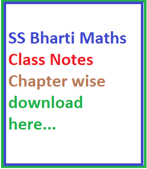 SS Bharti Maths class notes